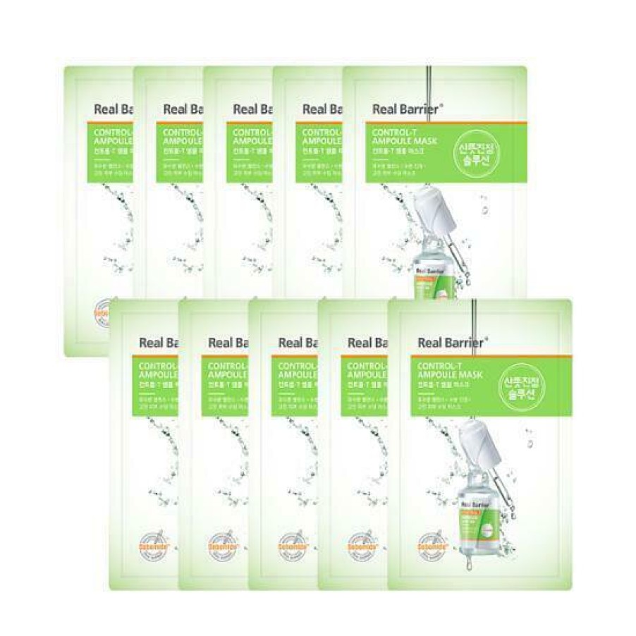 Skin Care Real | Real Barrier Control-T Ampoule Mask [10Pcs]