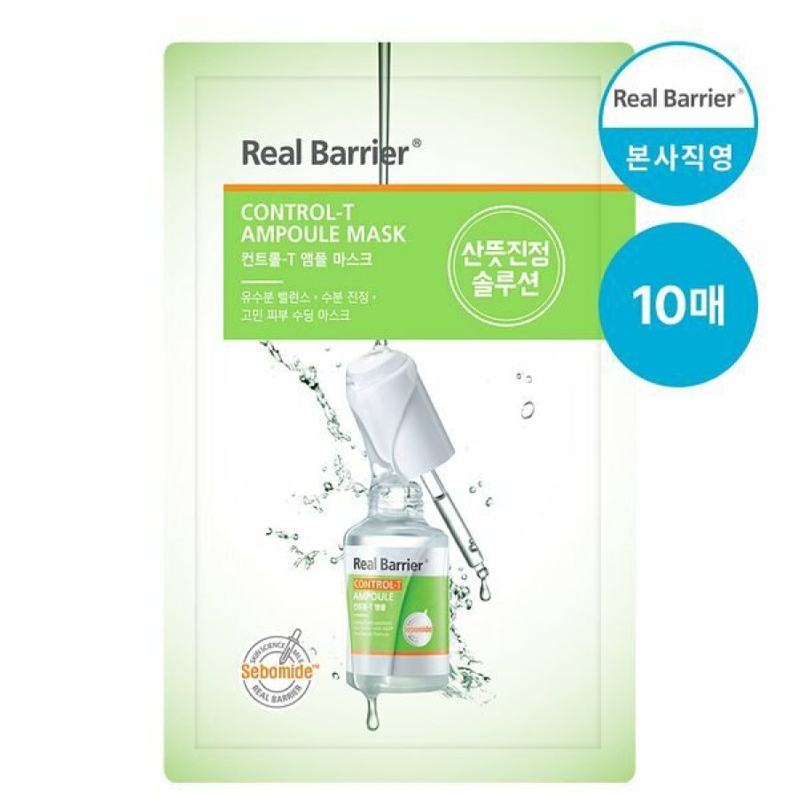 Skin Care Real | Real Barrier Control-T Ampoule Mask [10Pcs]