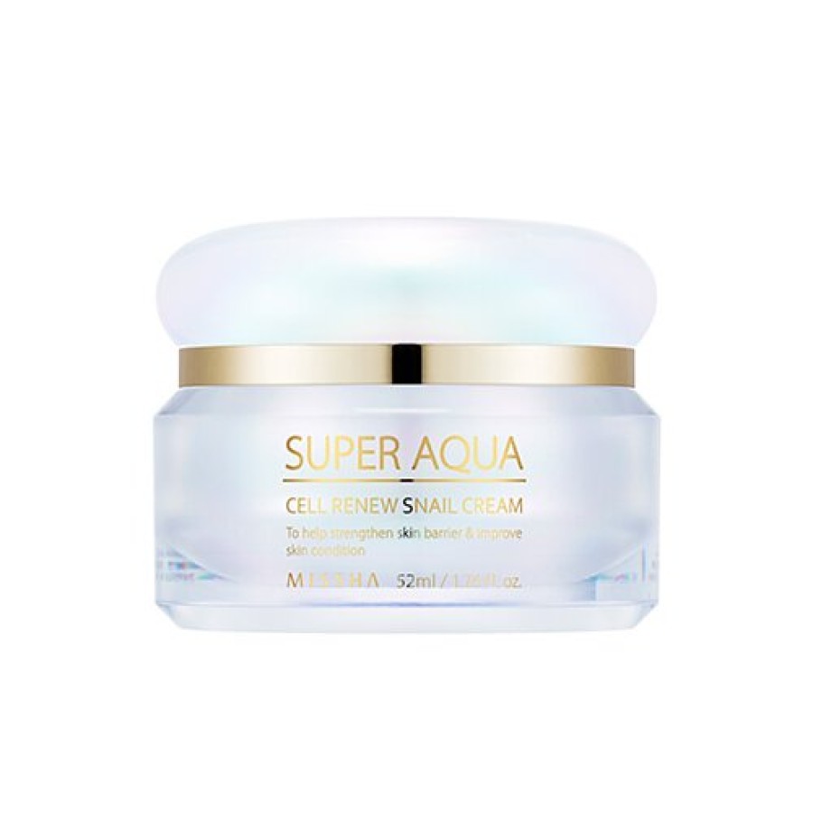 Skin Care Missha | Missha Super Aqua Cell Renew Snail Cream 52Ml