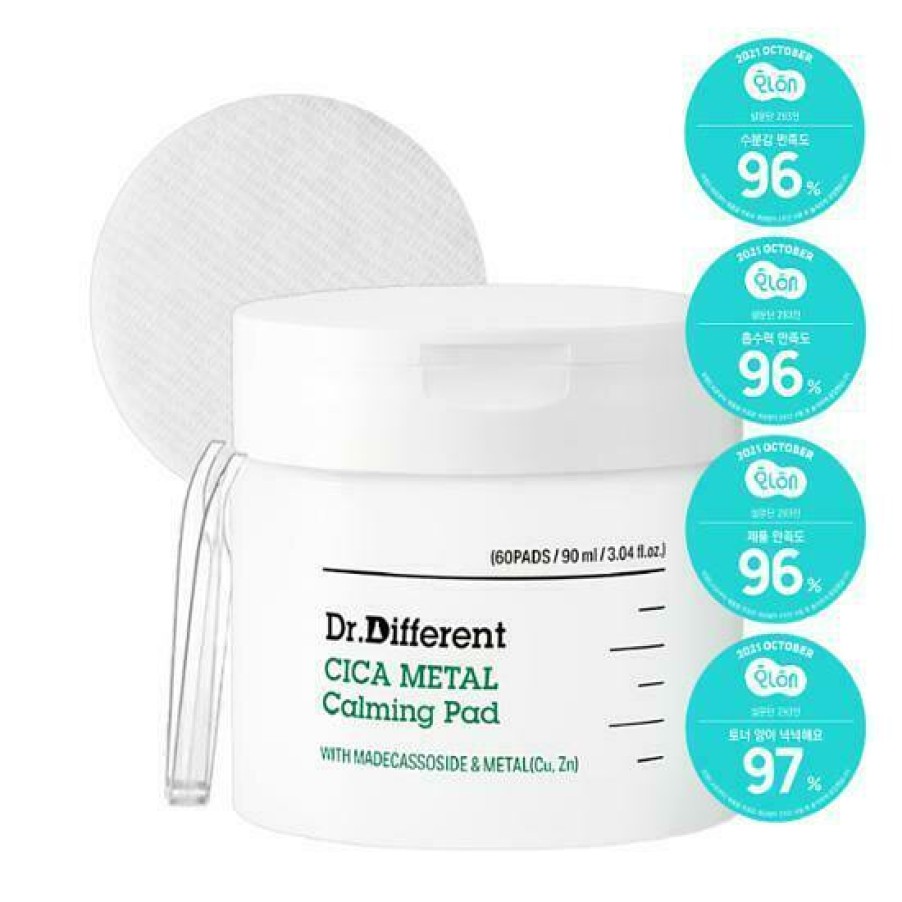 Skin Care Dr.Different | Dr.Different Cica Metal Calming Pad [60Pcs]