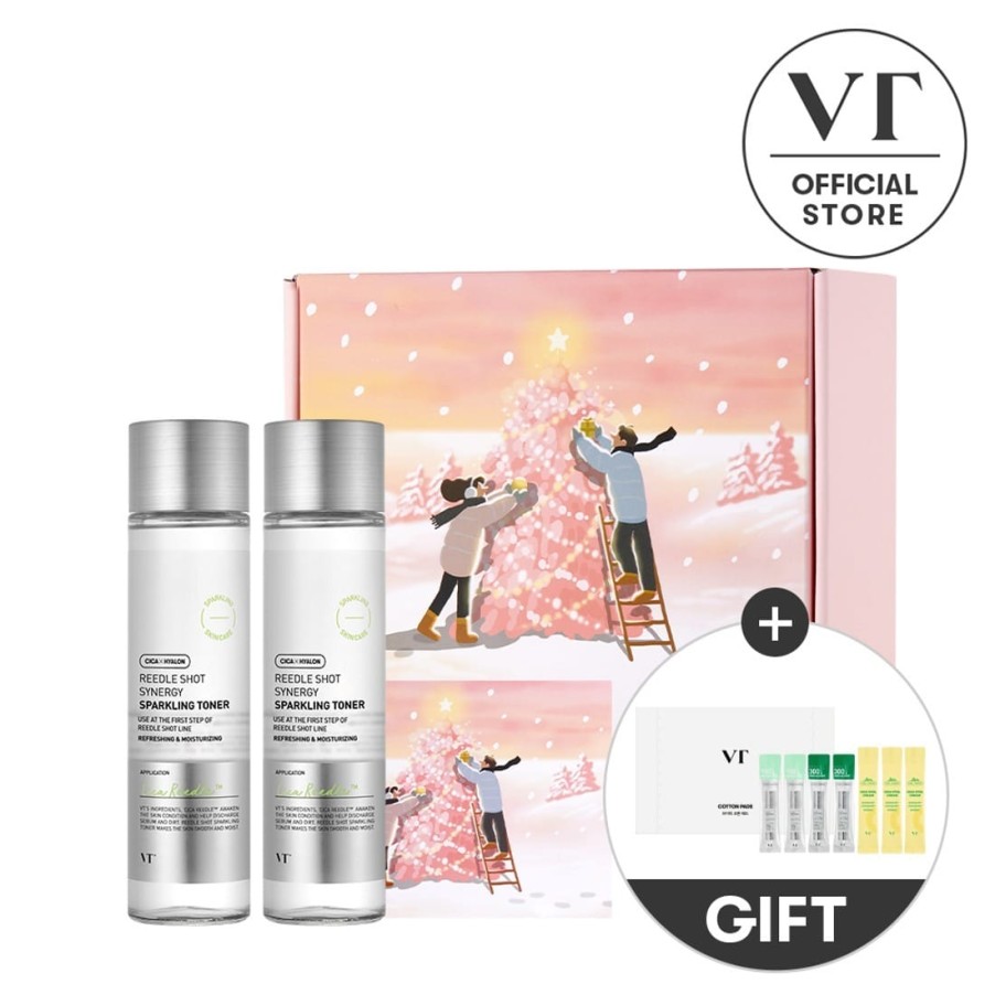 Skin Care VT | Vt Reedle Shot Synergy Sparkling Toner Duo Set