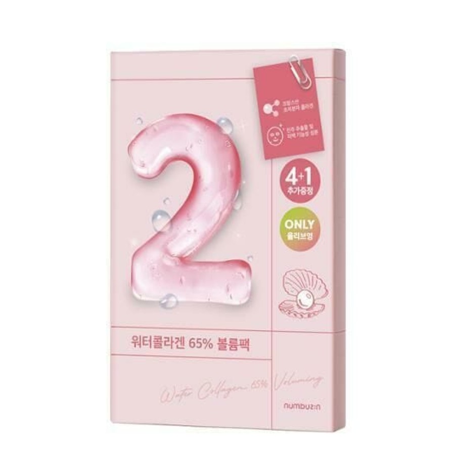 Skin Care Numbuzin | Numbuzin No.2 Water Collagen 65% Volume Pack Sheet Mask