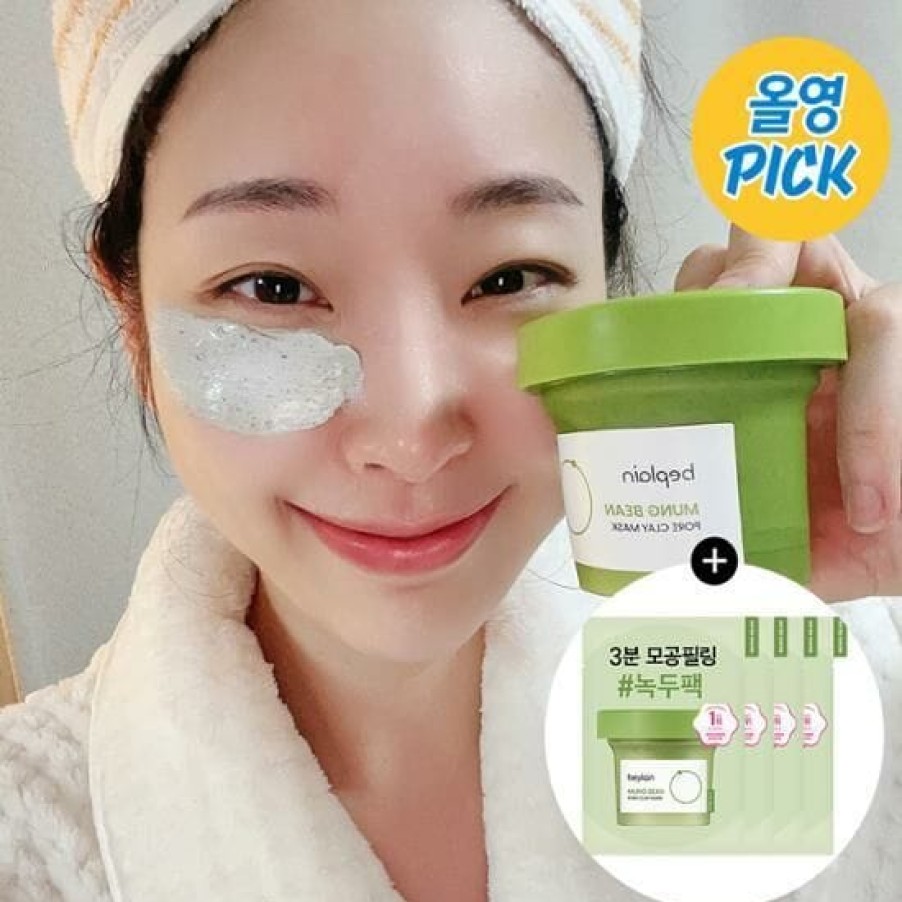 Skin Care BE | Be Plain Mung Bean Pore Clay Mask 120Ml [Olive Young Pl