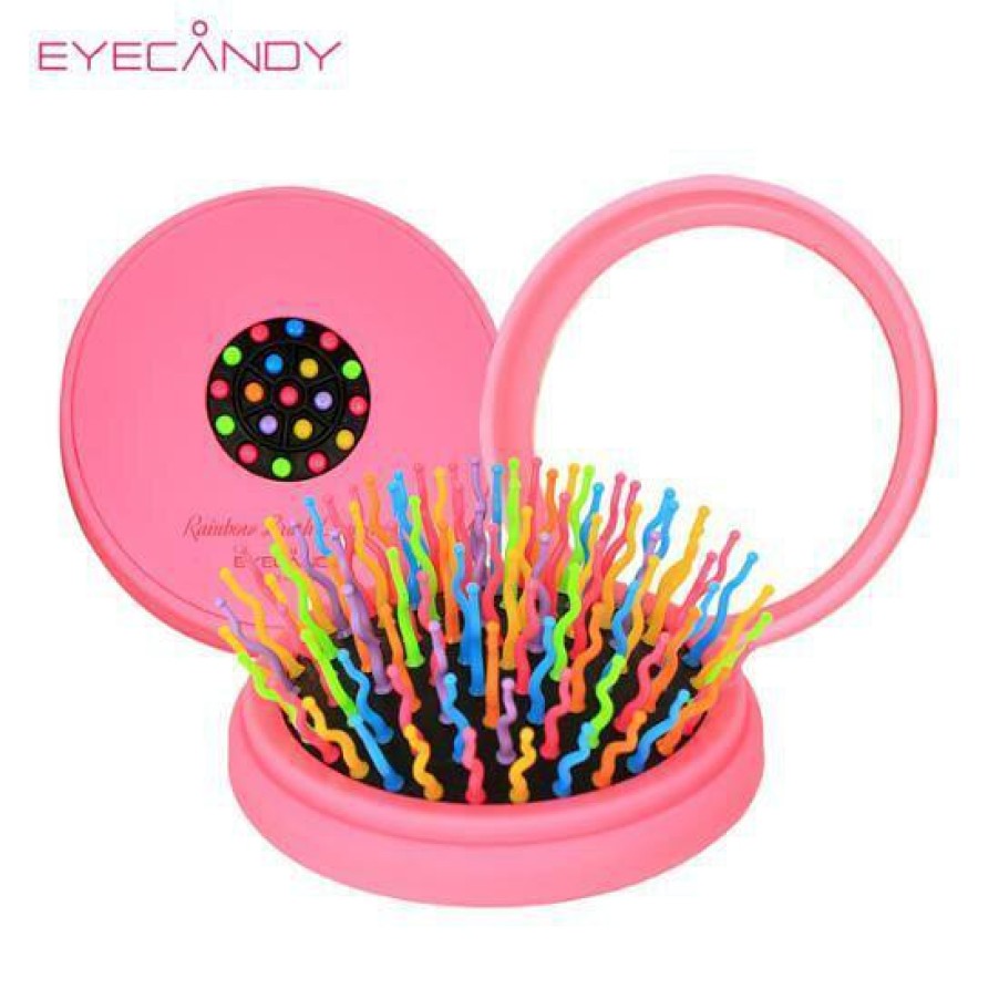 Hair Beauty Eye | Eye Candy Rainbow Volume S Brush Compact - Pink