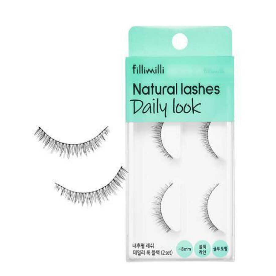 Cosmetics Fillimilli | Fillimilli Natural Lashes Daily Look Black (2 Set)