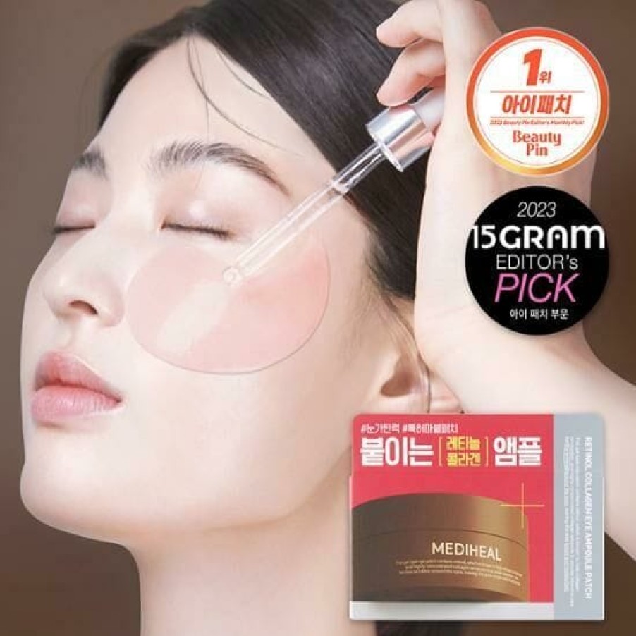 Skin Care Mediheal | Mediheal Retinol Collagen Eye Ampoule Patch [60Pcs]