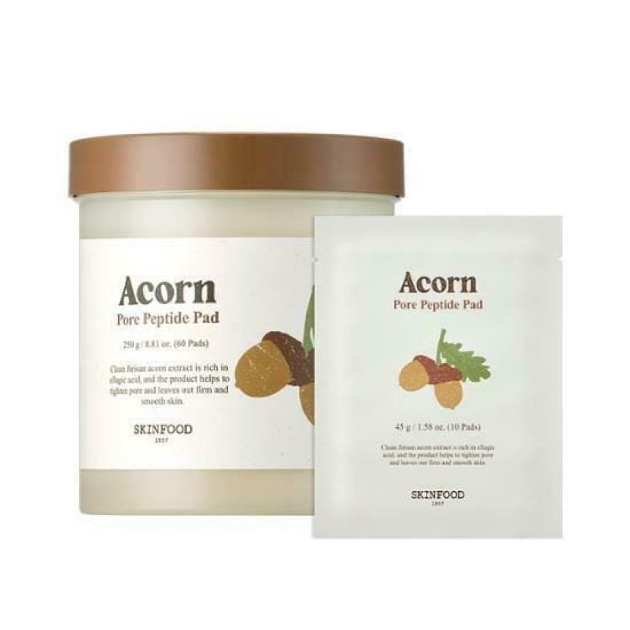 Skin Care SkinFood | Skinfood Acorn Pore Peptide Pad (60Pcs) [Olive Young Pl