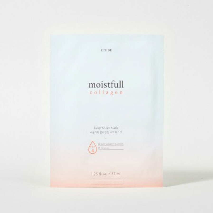 Skin Care Etude | Etude House Moistfull Collagen Deep Sheet Mask 25Ml [10