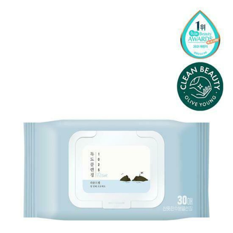 Skin Care Round | Round Lab 1025 Dokdo Cleansing Tissue 30 Sheets